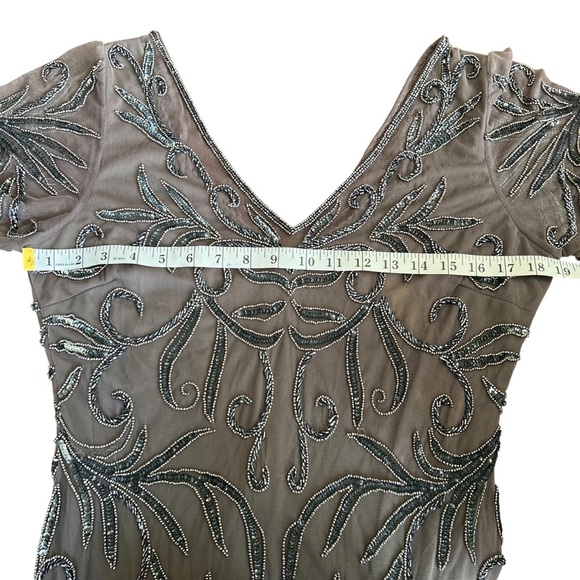 Pizarro Nights | Illusion Beaded Mesh Gown - Picture 9 of 12